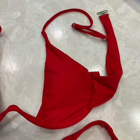 Bikini Two Piece, Red, Size M, NWOT, Removable Top Insert - Picture 3 of 16